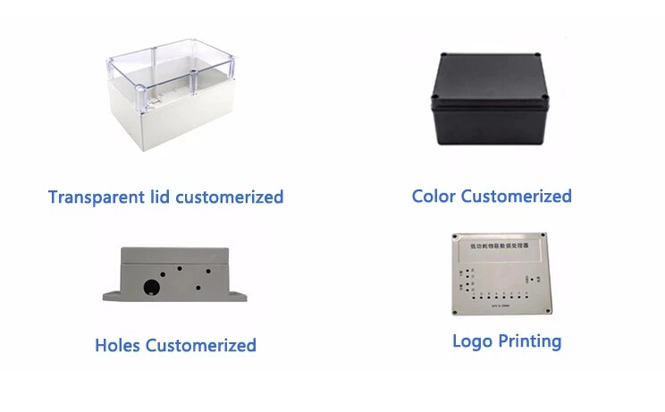 Ip65 Abs Pcb Plastic Case Waterproof Wire Junction Box Power Supply case For Outdoor Miniature